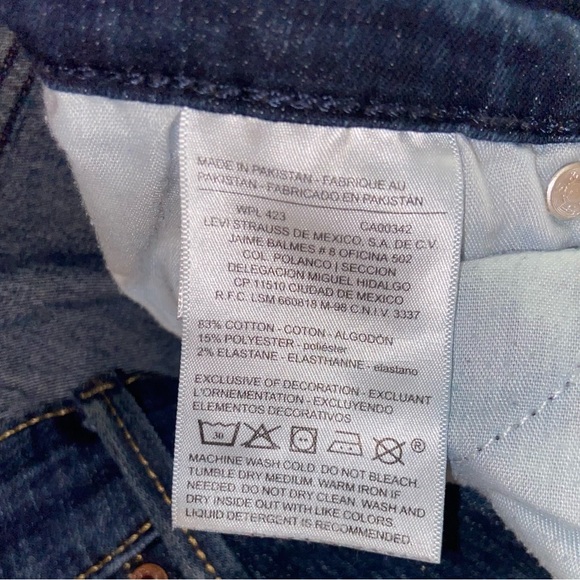 Levis Straus jeans country super cute hipster blue modern boot cut denim pants - Picture 11 of 16